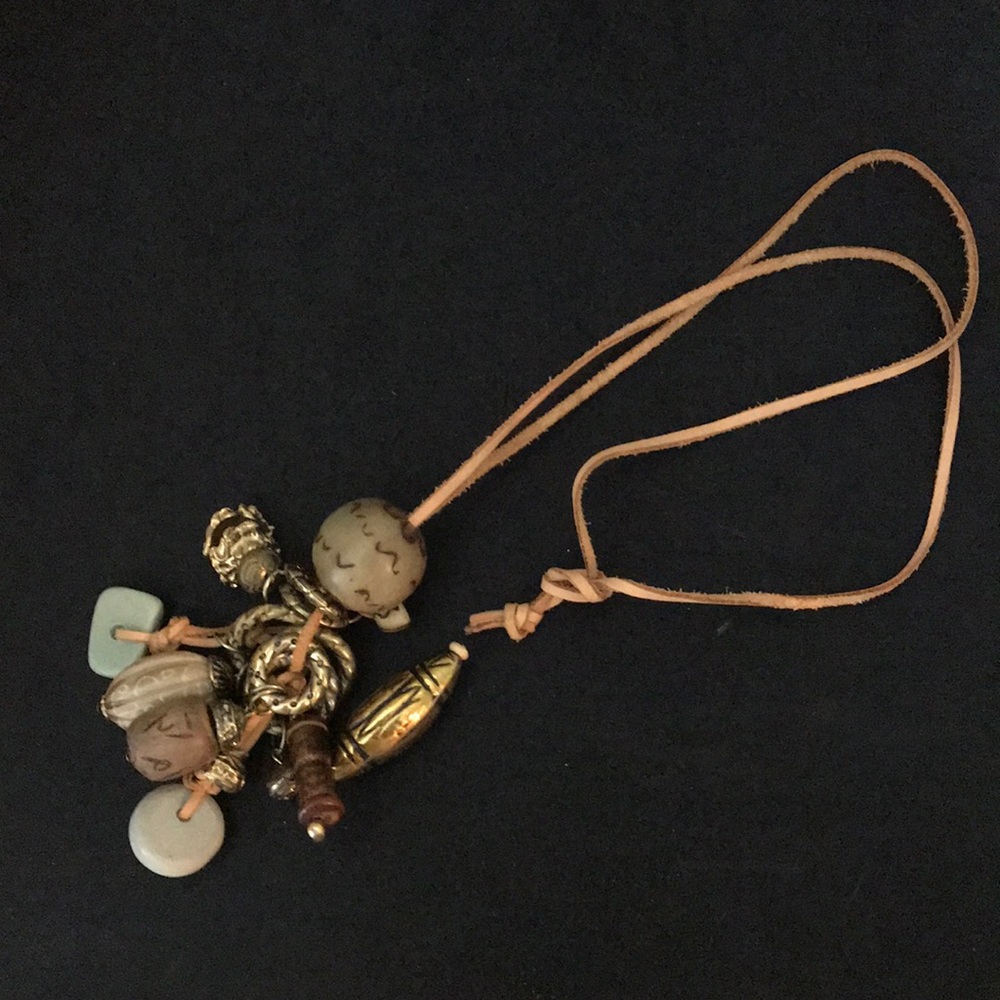 Natural Elements Cluster Statement Necklace - image 3